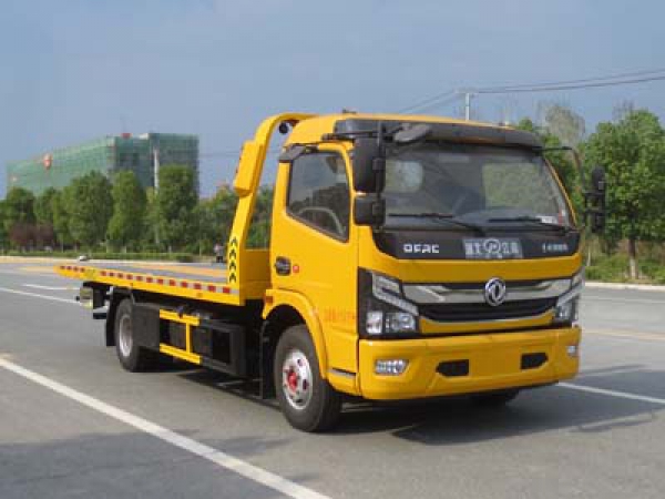 東風(fēng)多利卡平板一拖二清障車(國(guó)六)